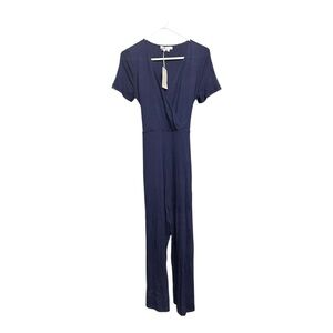 NWT Boden Faux Wrap Navy Blue Women's Jumpsuit Size 10R